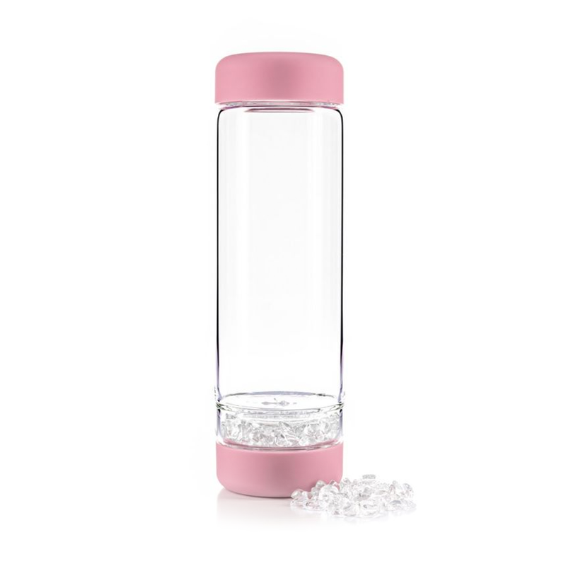 inu! Crystal Water Bottle - Blossom Rose